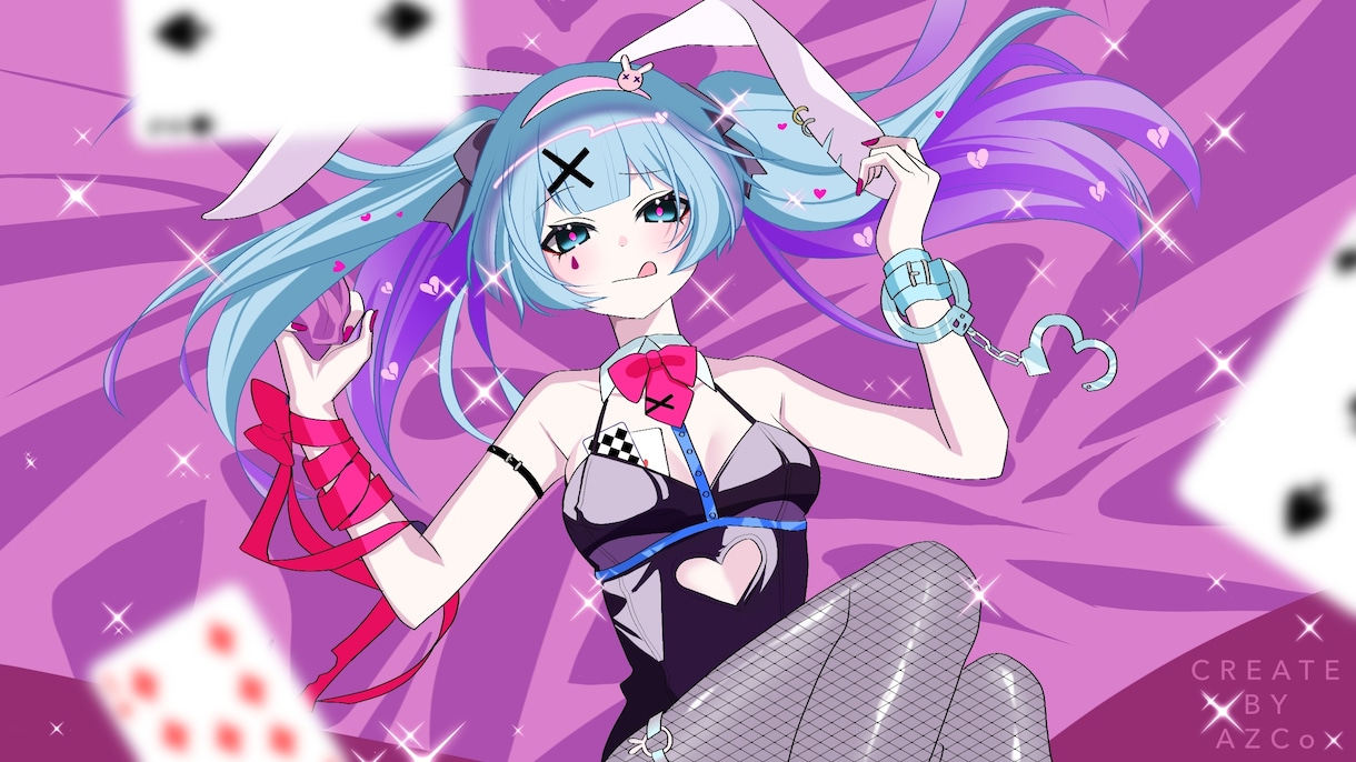 歌ってみたMVイラストを制作致します オリジナルMVイラスト、本家寄せなど承ります イメージ7
