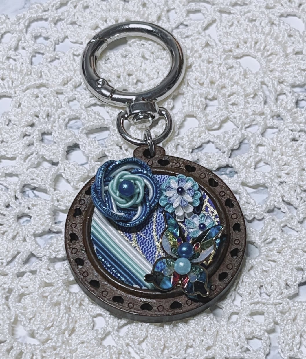 つまみ細工や水引を使ったキーホルダーをお作りします 世界に一つだけのあなたのためのキーホルダーです！ イメージ5