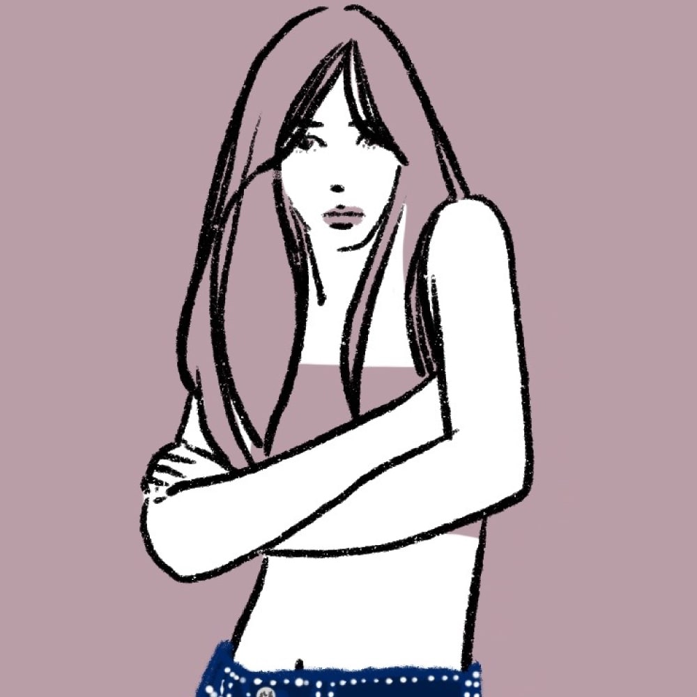 シンプルオシャレな海外モデル風似顔絵描きます SNSアイコンに丁度いい♡ファッション好きな方にピッタリ イメージ4