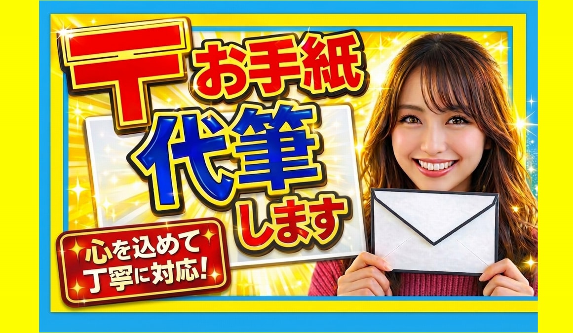 手紙を印刷/代筆代行・郵送いたします 苦情・密告手紙の印刷/代筆・代理発送をします手紙を書く代理 イメージ1