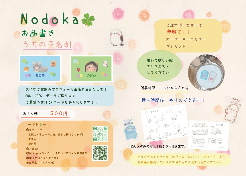 手書きイラスト入り広告デザイン作成します Illustrator、Photoshopを使い作成します。 イメージ5