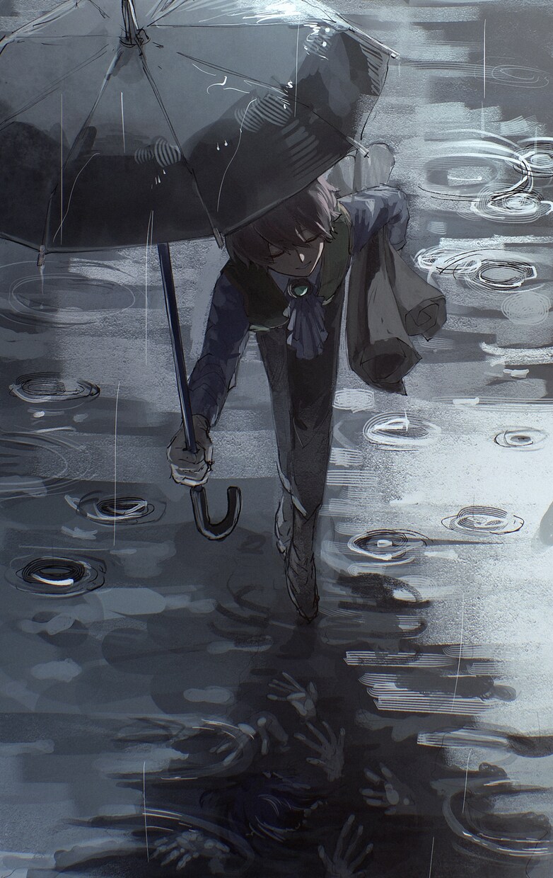 SNSで使えるイラストをお描きします 幻想的で少し退廃的な空気感が得意です。 イメージ5
