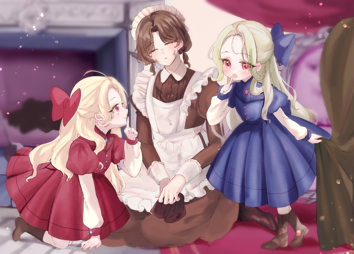 動画MVや配信画面に◎可愛い1枚絵イラスト描きます 丁寧なヒアリングと迅速な対応◎特別な1枚をお届けします イメージ1