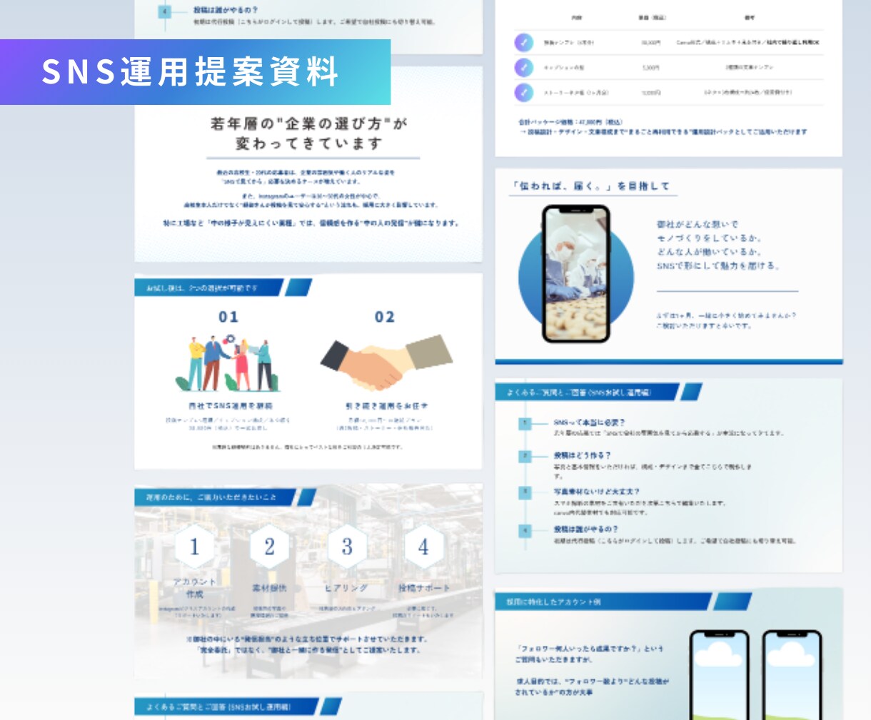 Canvaで作った資料を見やすく伝わる形に整えます 既存資料の見た目・構成をスッキリ整理します イメージ9