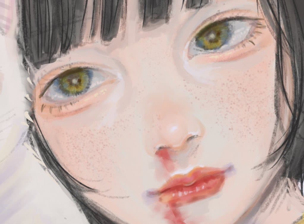 写真を元に似顔絵イラストを作成します SNSやLINEのアイコン等にオススメです イメージ3