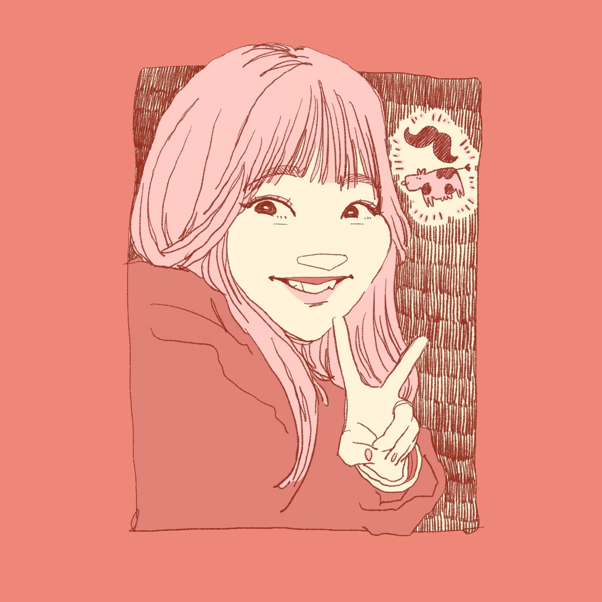 写真の雰囲気をそのままに似顔絵をお描きします アイコンやプレゼントに！動物も描けます！ イメージ4