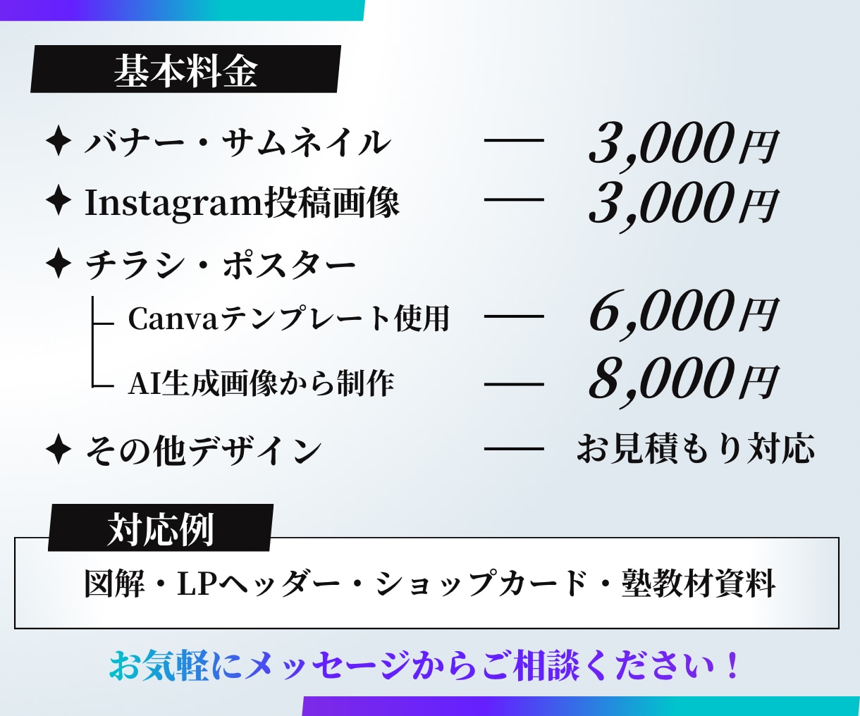 Canva・AI生成デザインをプロ目線で整えます チラシ・バナーなど｜世界観を大切にしながらブラッシュアップ イメージ9