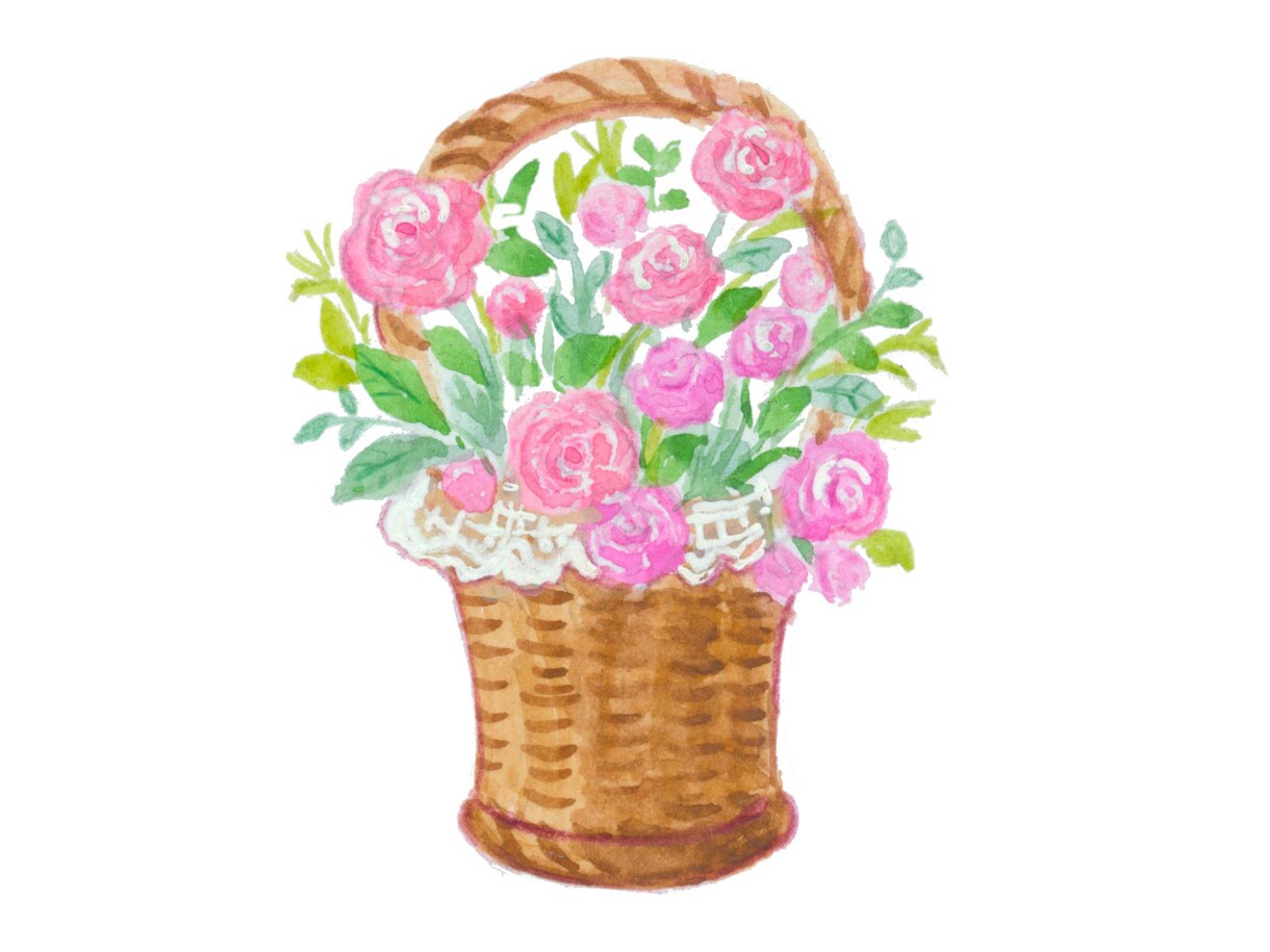 ナチュラルなお花の水彩イラスト描きます アンティークな雰囲気の水彩イラスト イメージ2