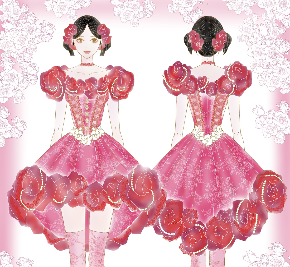 現役ドレスデザイナーがアイドル衣装をデザインします 世界観までデザイン⭐︎あなただけの1着をご提案します！ イメージ5