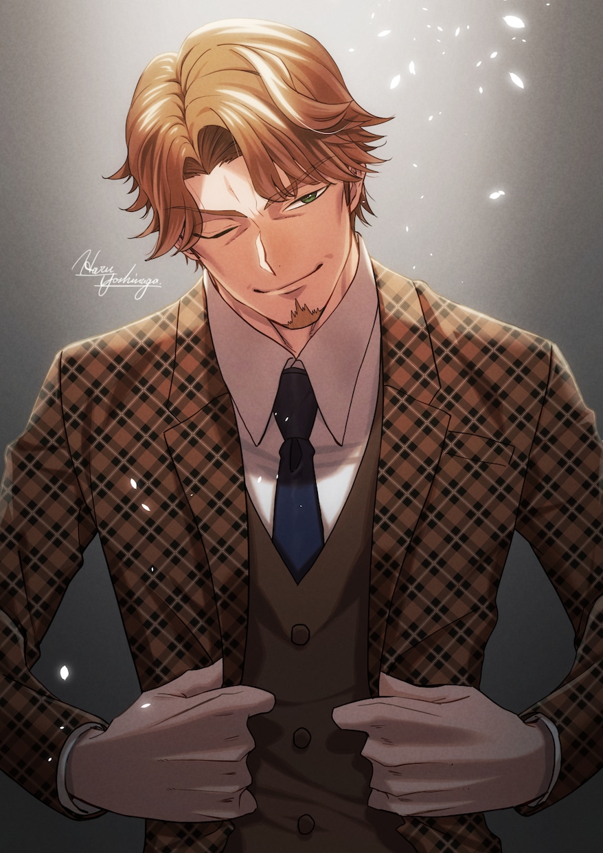 カッコいいおじさん描きます シワや髭のある顔がいい男性キャラは是非おまかせください！ イメージ7
