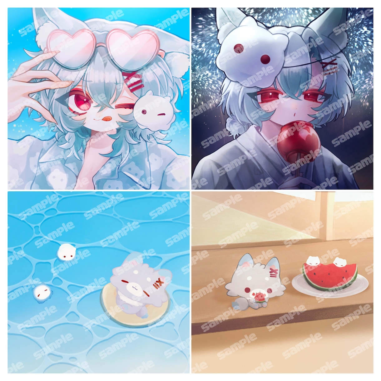 かわいいイラスト制作いたします SNSアイコンやTRPG用立ち絵等のイラストを制作します イメージ2