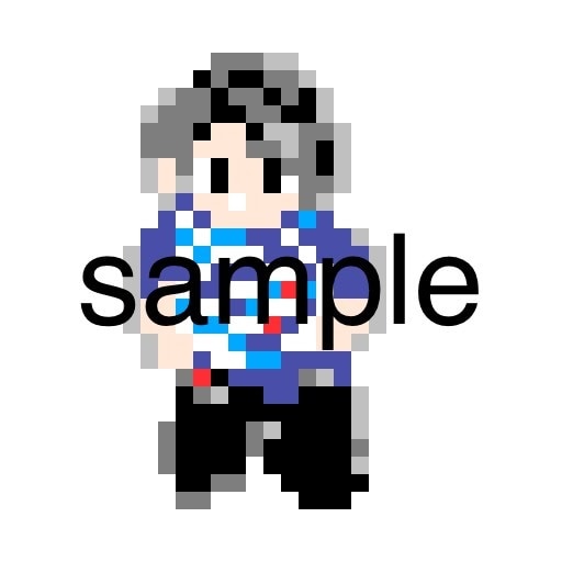 カラーでドット絵作成します シンプルだけど目を引く、どこか懐かしいような作風です イメージ3
