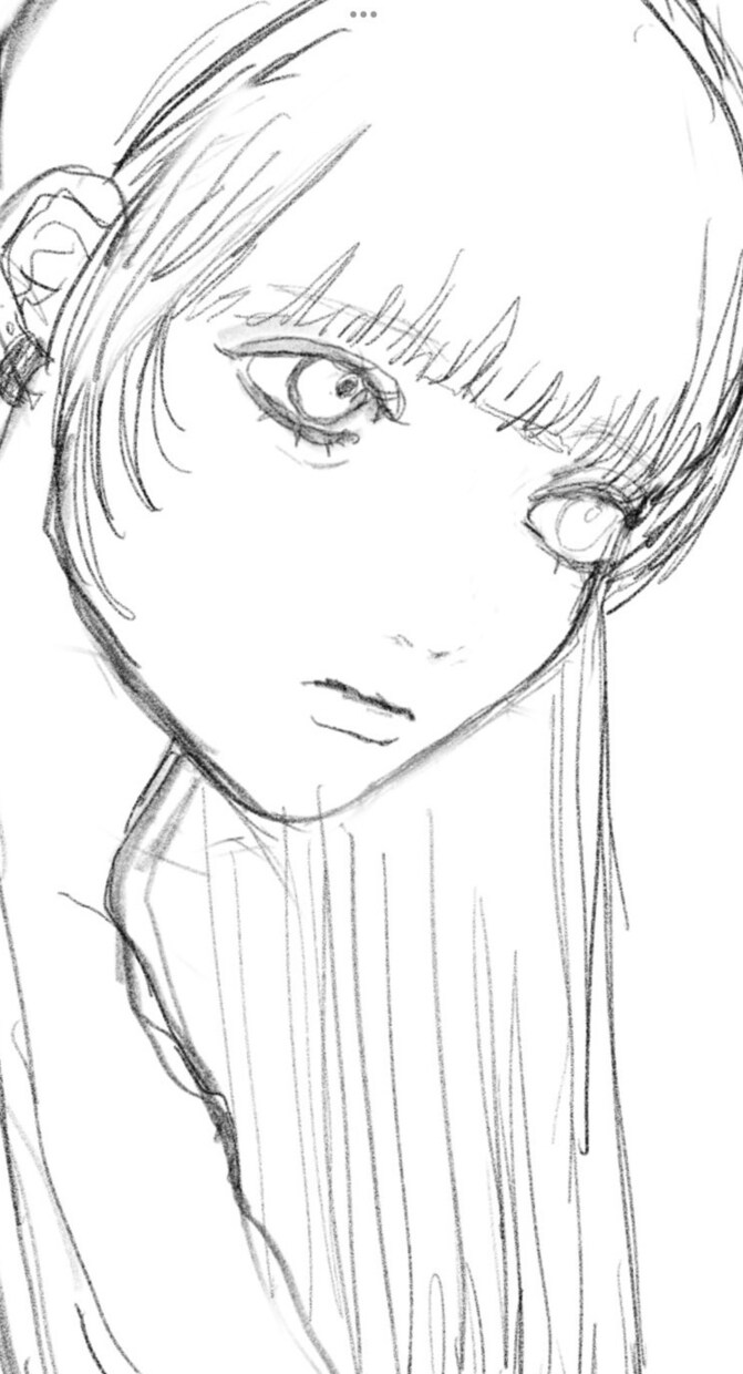 女の子のモノクロイラスト描きます ダークな雰囲気が得意ですアイコンやジャケ写真等お使いください イメージ2