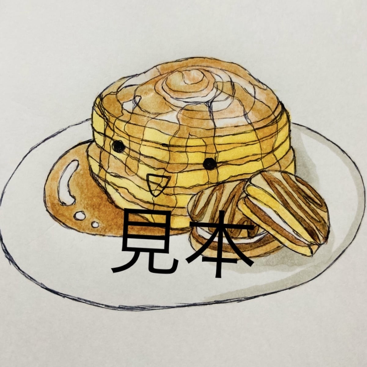 おいしいイラスト2点お描きします メニュー表などにお料理、スイーツのイラストはいかがですか？ イメージ1