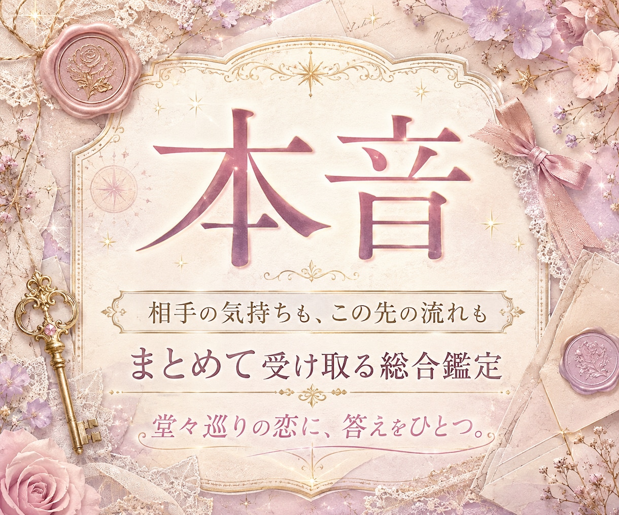 LINEで連絡不通相手の本音と未来を霊視鑑定します 堂々巡りの恋に、答えをひとつ渡します イメージ1