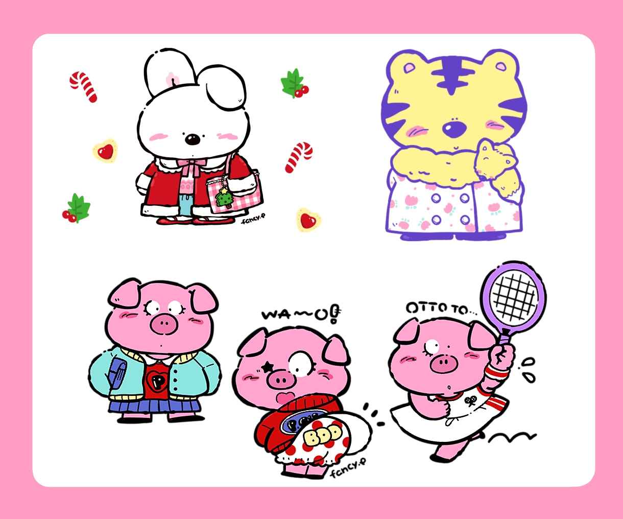 ポップでファンシー！可愛いペットの似顔絵描きます レトロ・ファンシーがお好きな方へ♡ イメージ7