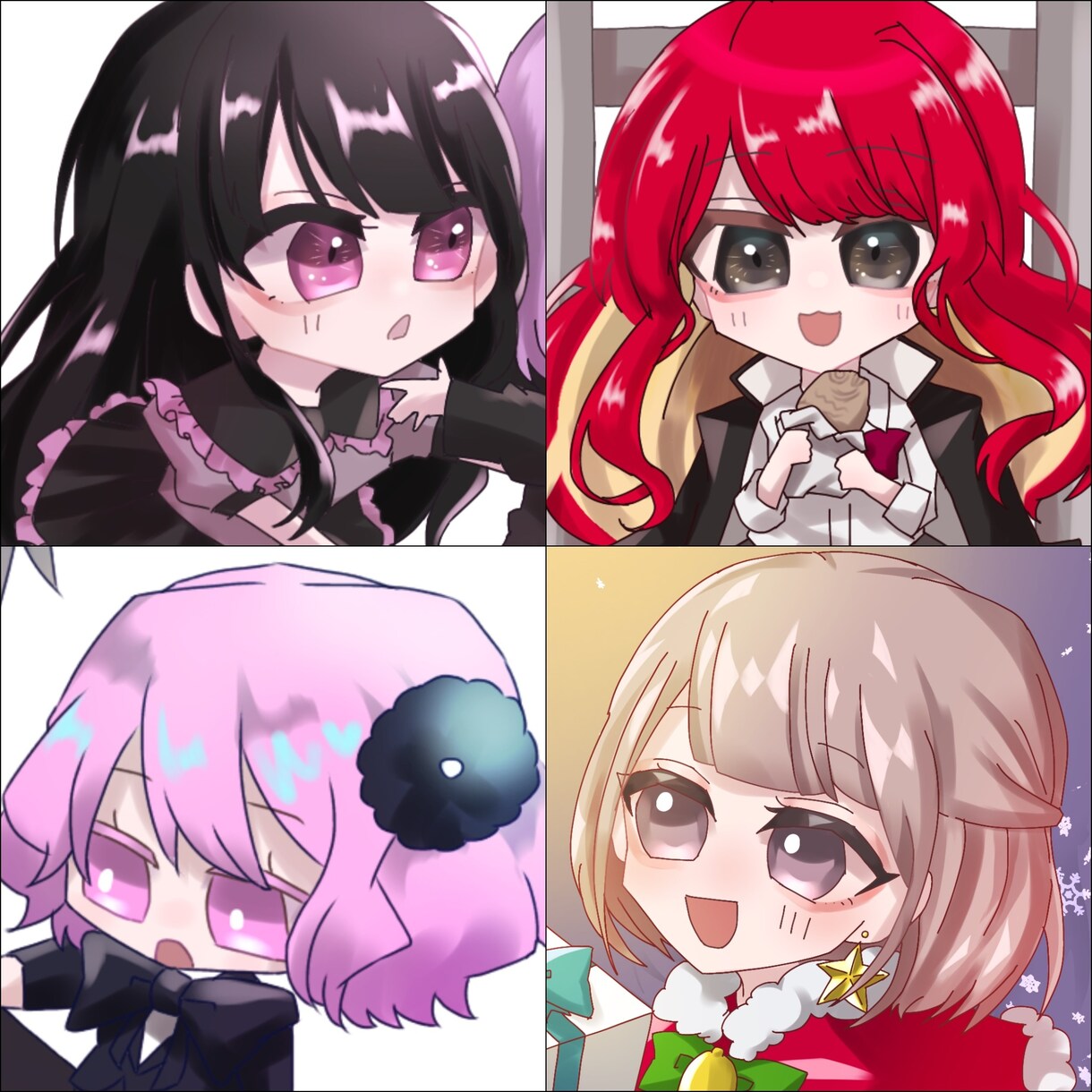 立ち絵アイコン一枚絵、なんでも描きます シュッとした絵柄で彩度の高めのイラストを描きます⚑︎⚐︎ イメージ5