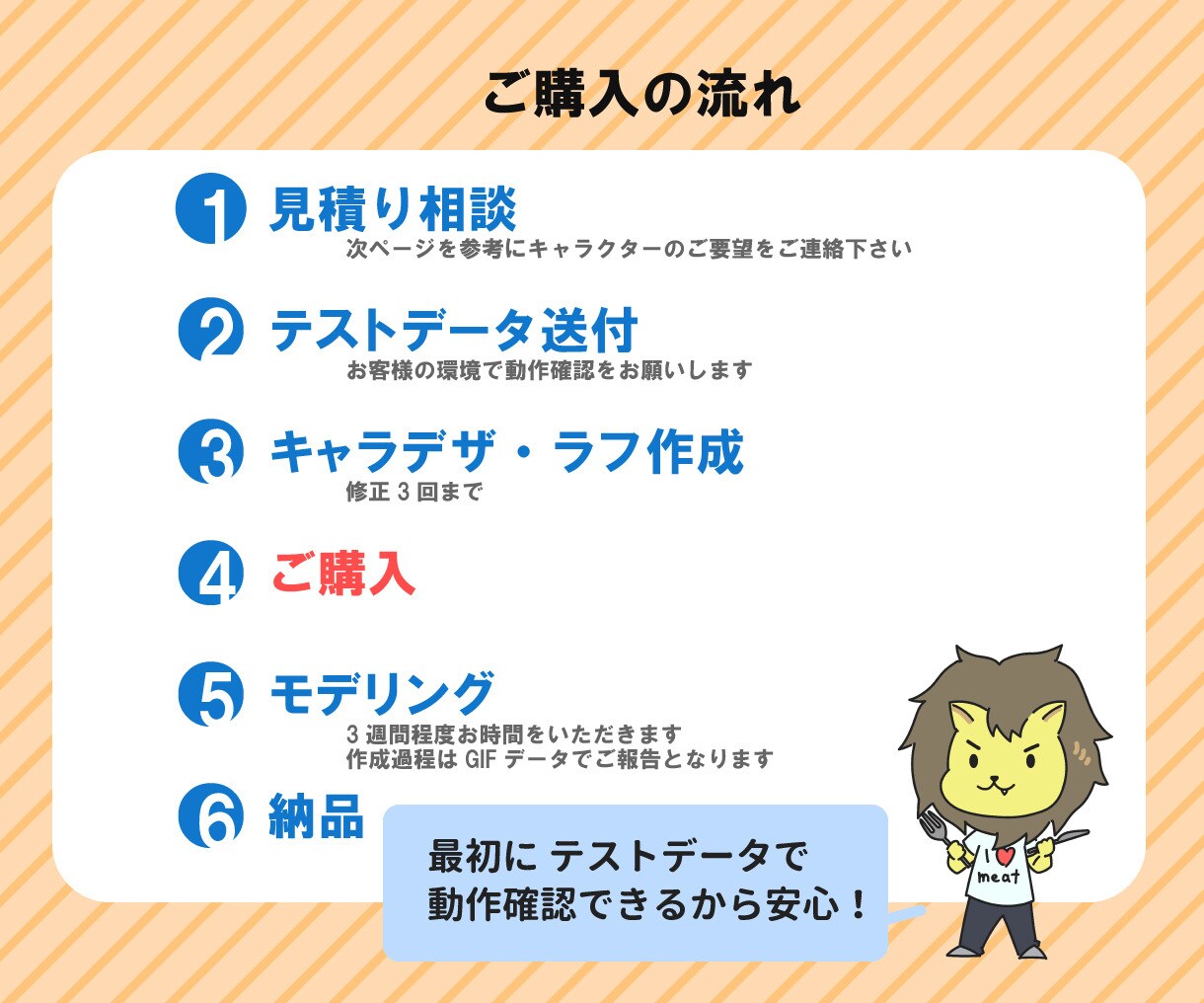 動物・人外OK★デフォルメキャラモデリングします ショート動画にも使えるVtuberキャラ作成します イメージ6