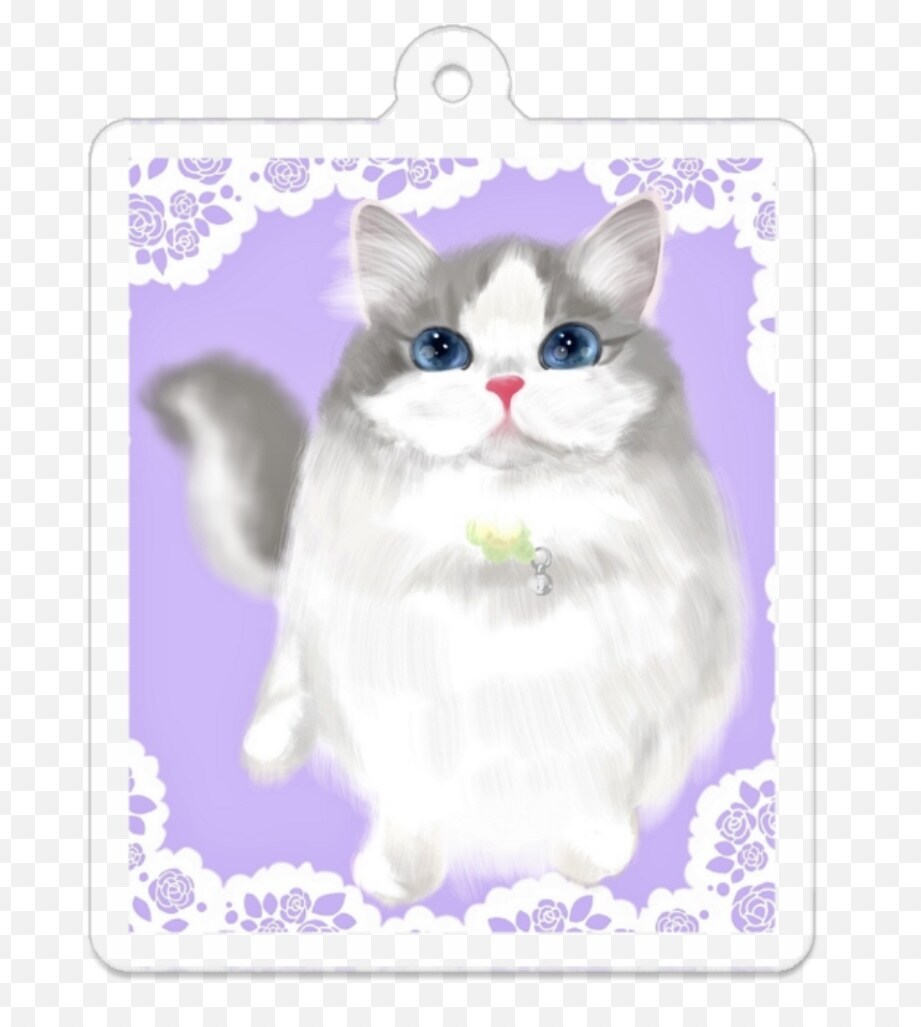 ペットイラストのアクリルキーホルダー作ります 可愛いペットの似顔絵アクキー作ります イメージ3