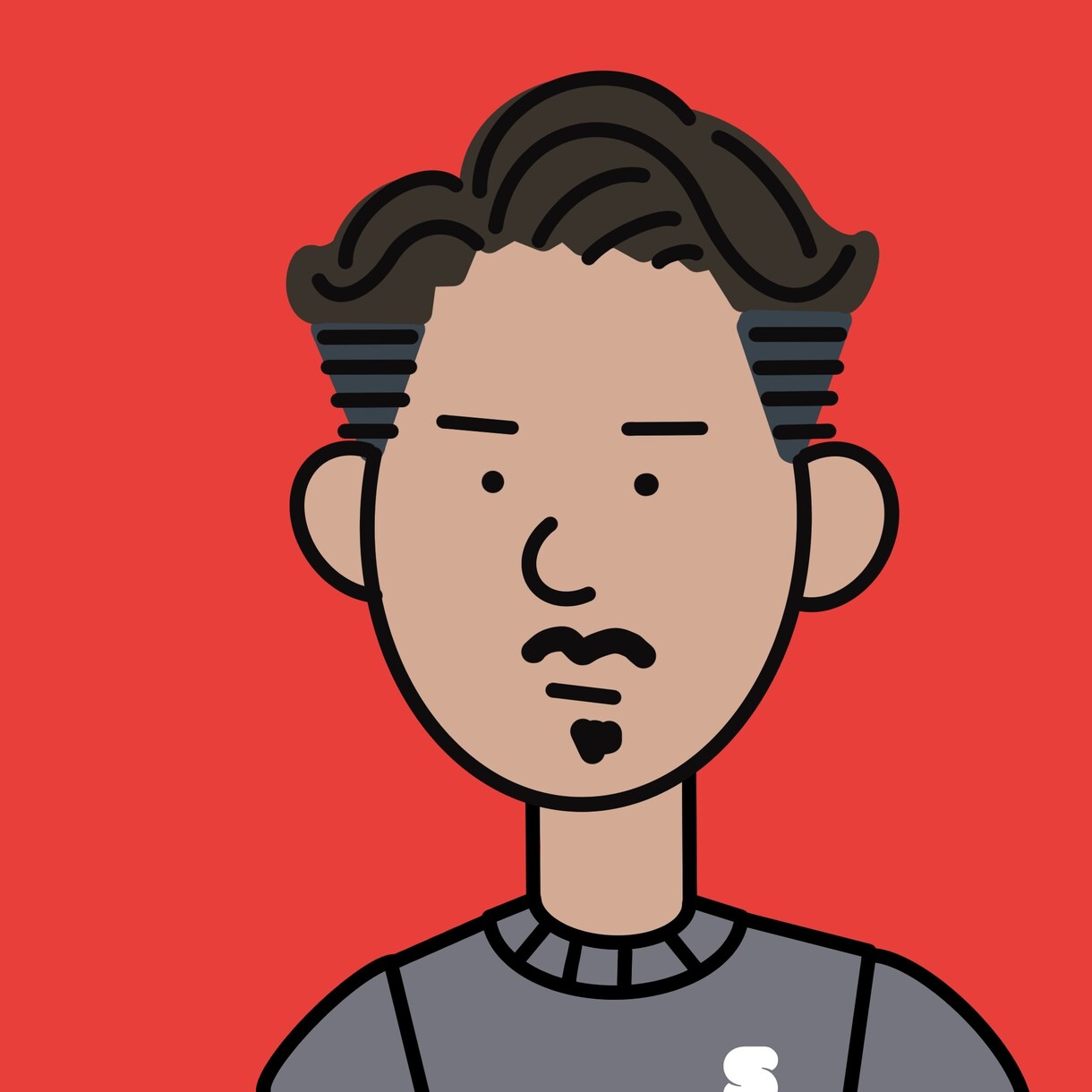 お洒落でポップな似顔絵を制作します SNSのアイコンや名刺、ブログなど様々なシーンで使えます！ イメージ8