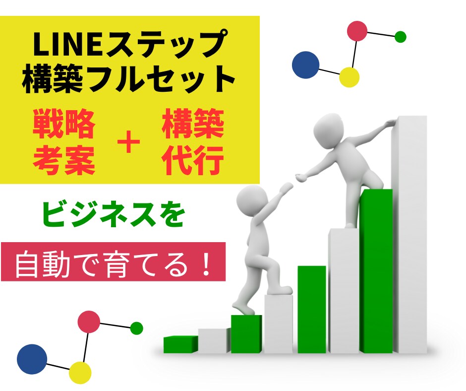 LINEステップ戦略、文章、設定、全部代行します ゼロから全部お任せでLINE自動化の仕組みを実現したい方へ イメージ1