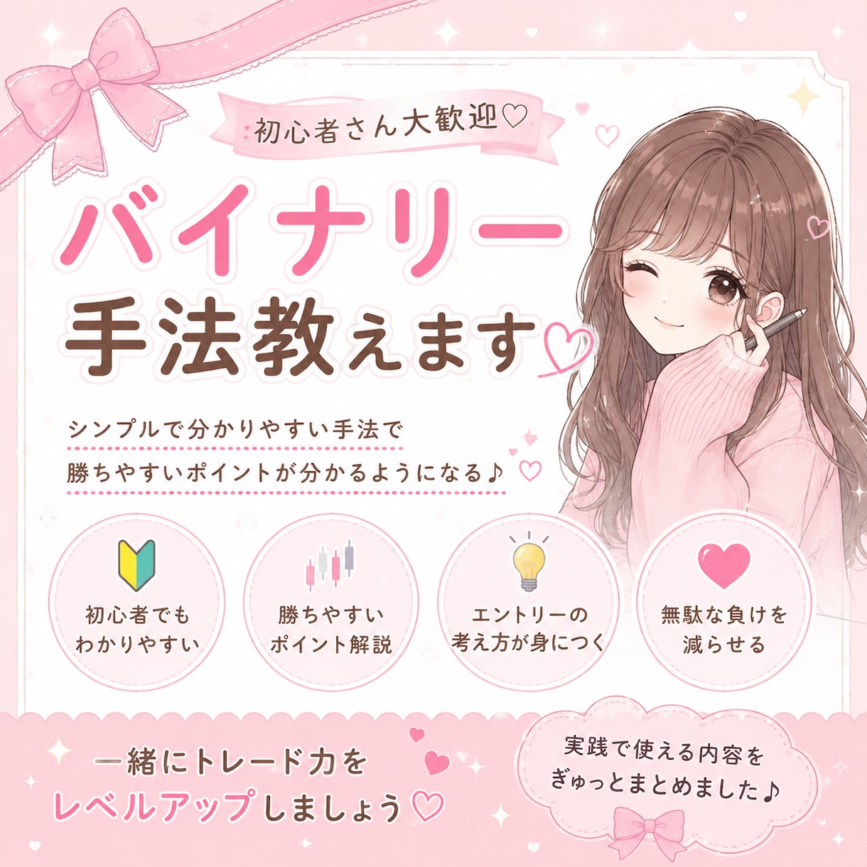 私が愛用しているバイナリーを攻略した手法！教えます シンプルな逆張り手法！ バイナリーの基礎から実践まで！ イメージ1