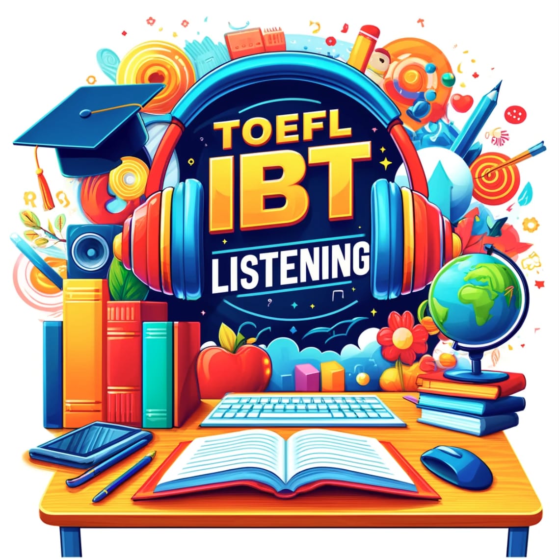 TOEFLリスニングを3か月で向上する方法教えます 留学を目指すTOEFL ibt独学にお金のかからない学習法を イメージ1