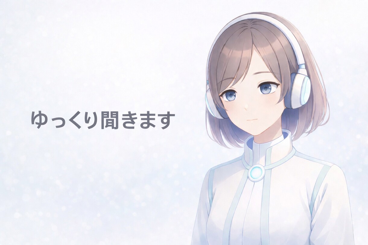 じっくり話を聞きます 「愚痴・モヤモヤ、そのままでOKです」 イメージ1