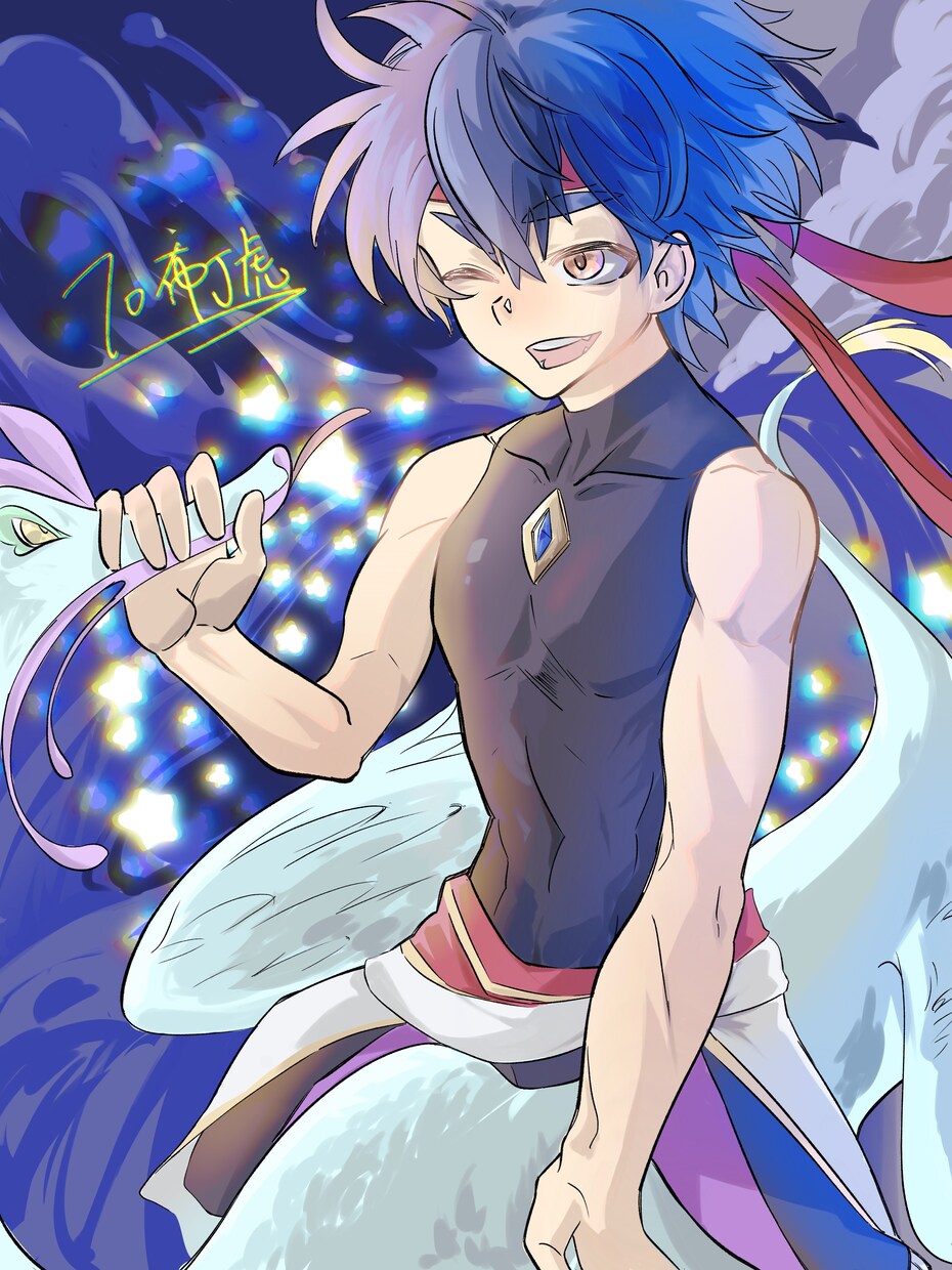 格好いい少年イラストを描きます アイコン､立ち絵､､一枚絵全般受け付けます。 イメージ4