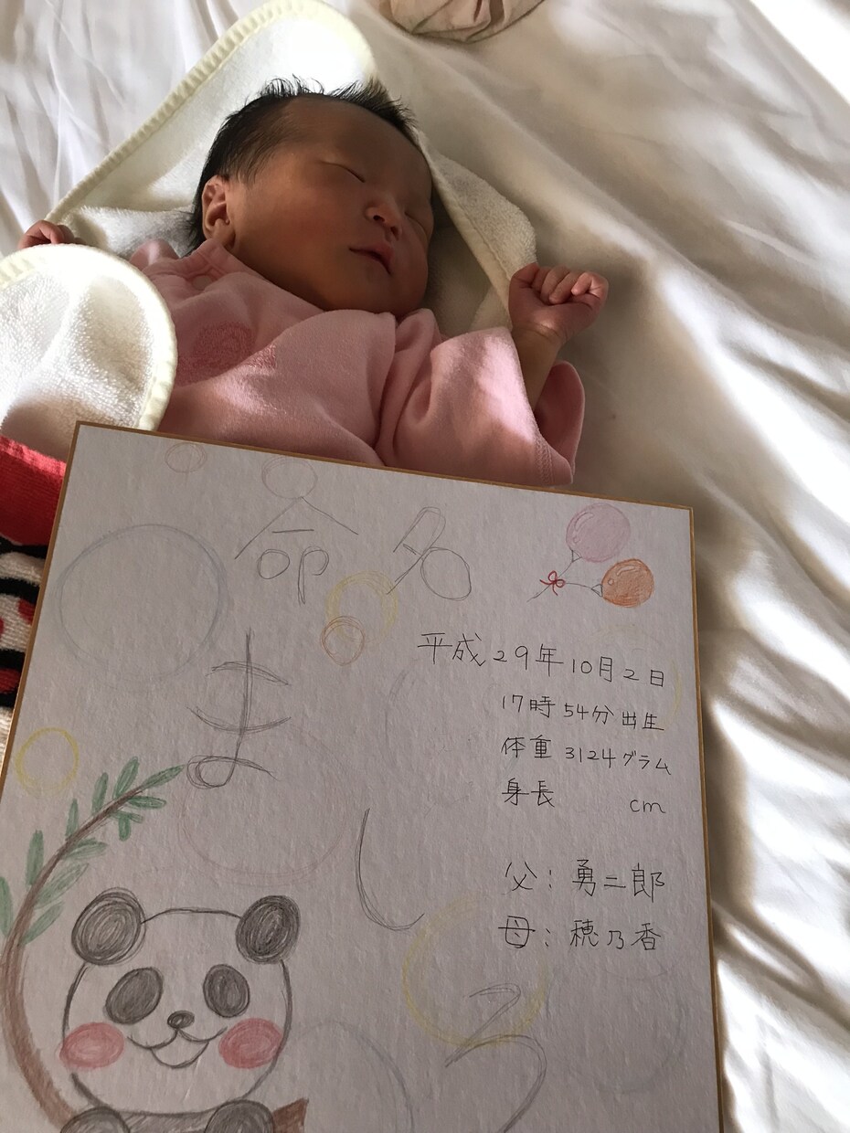 大切な記念の命名色紙描きます 命名色紙などの記念イラストを描いています。 イメージ2