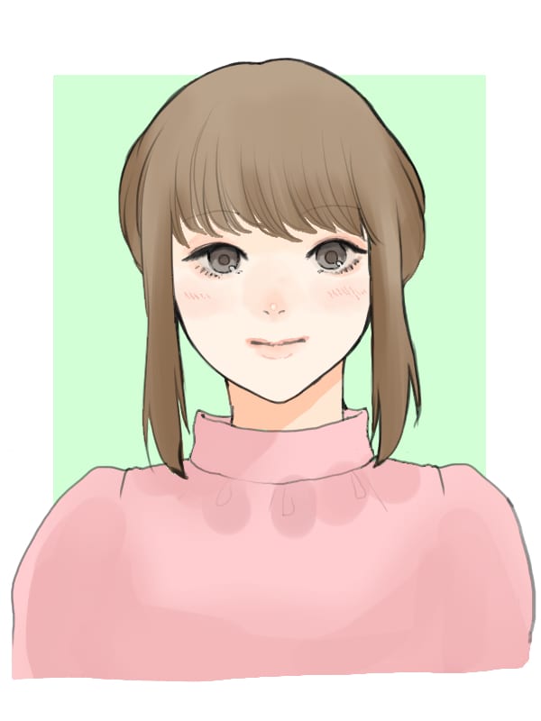 水彩風の綺麗めな似顔絵をお描きします お写真を似顔絵を作成します。SNSのアイコン等に使用できます イメージ1