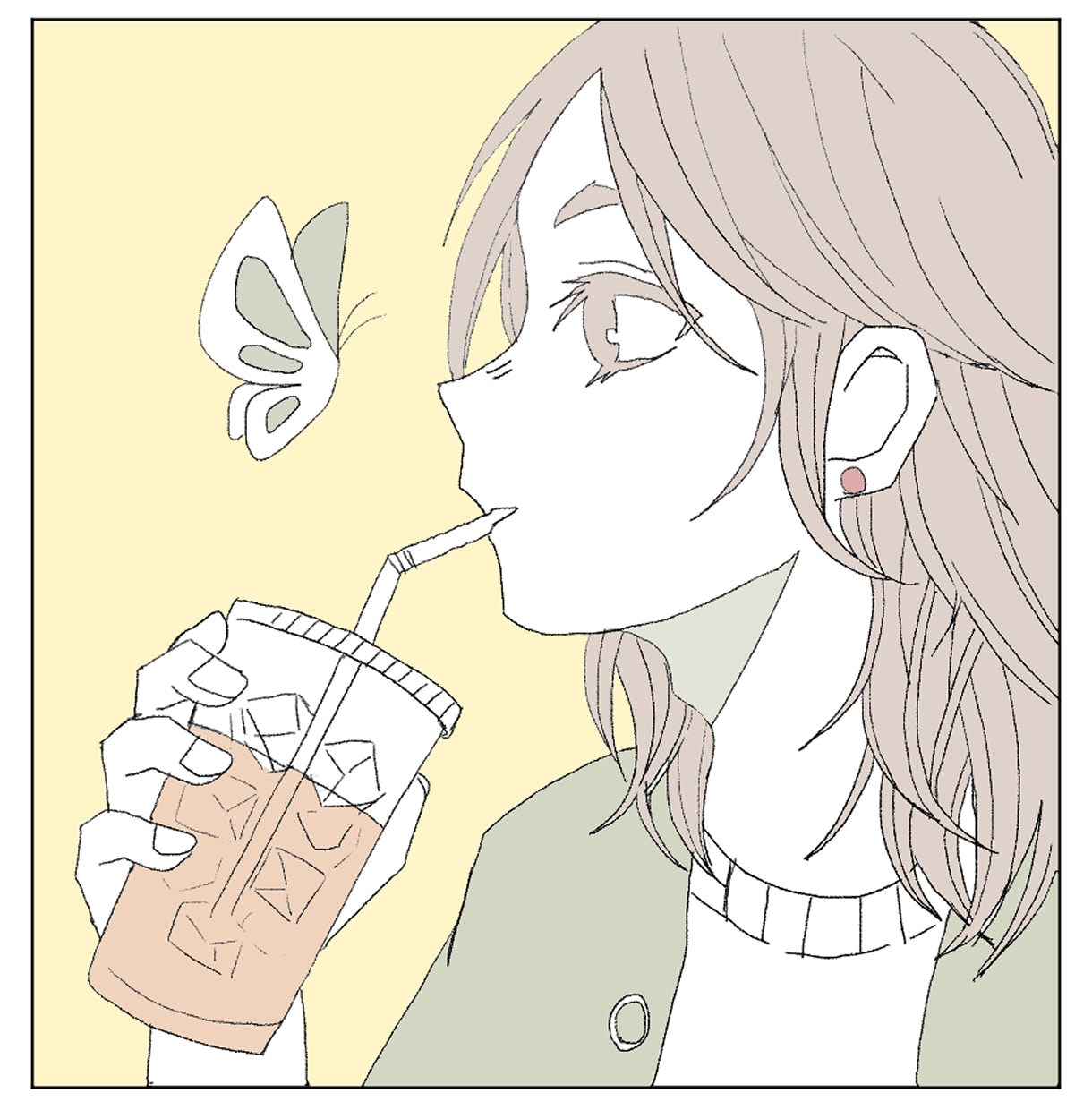 シンプルで綺麗なSNSに映えるアイコン描きます 綺麗な淡い色彩で目を引くイラスト描きます！ イメージ3