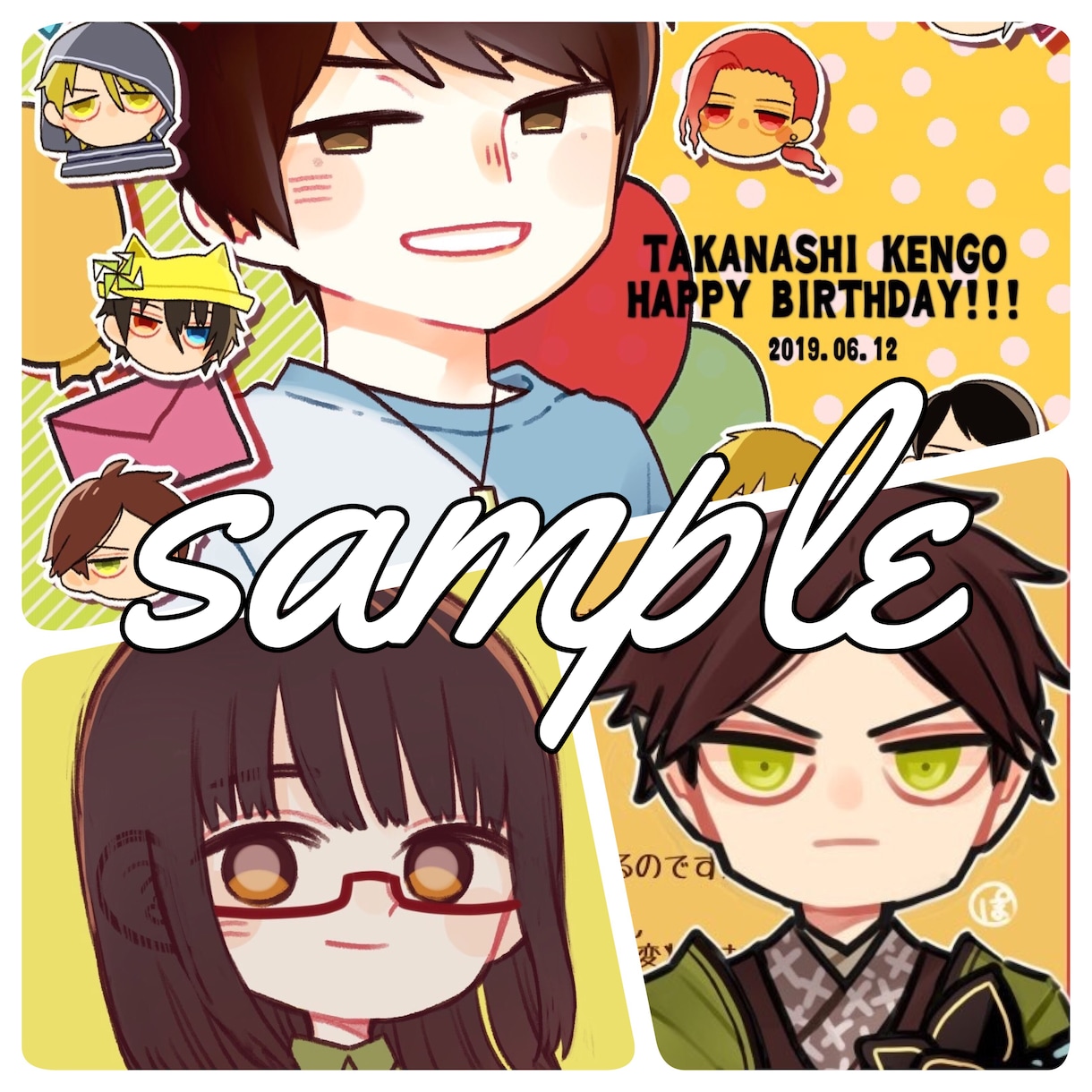 デフォルメイラスト、SNS用アイコン描きます コミックタッチのかわいいデフォルメイラストをお届けします！ イメージ1