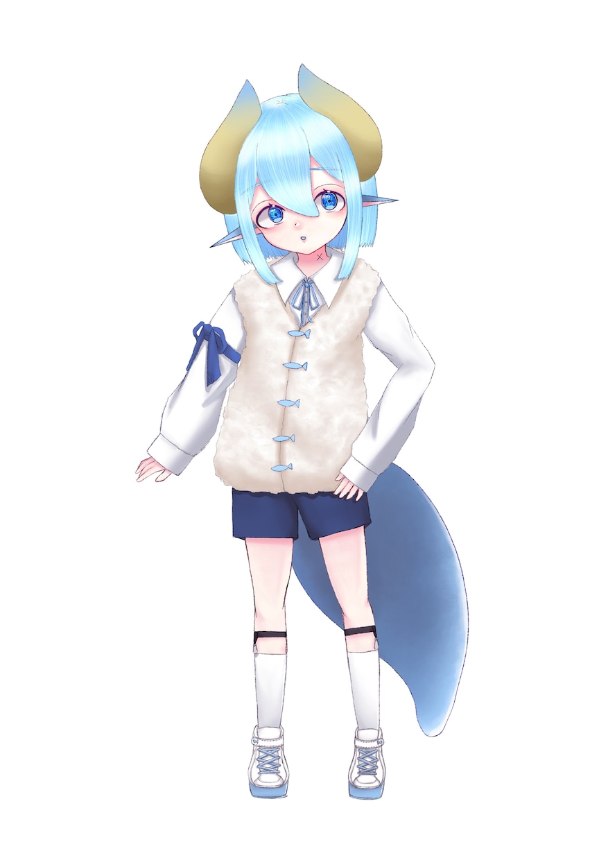 立ち絵イラスト作成します キャラクターデザイン立ち絵イラストを制作します イメージ1