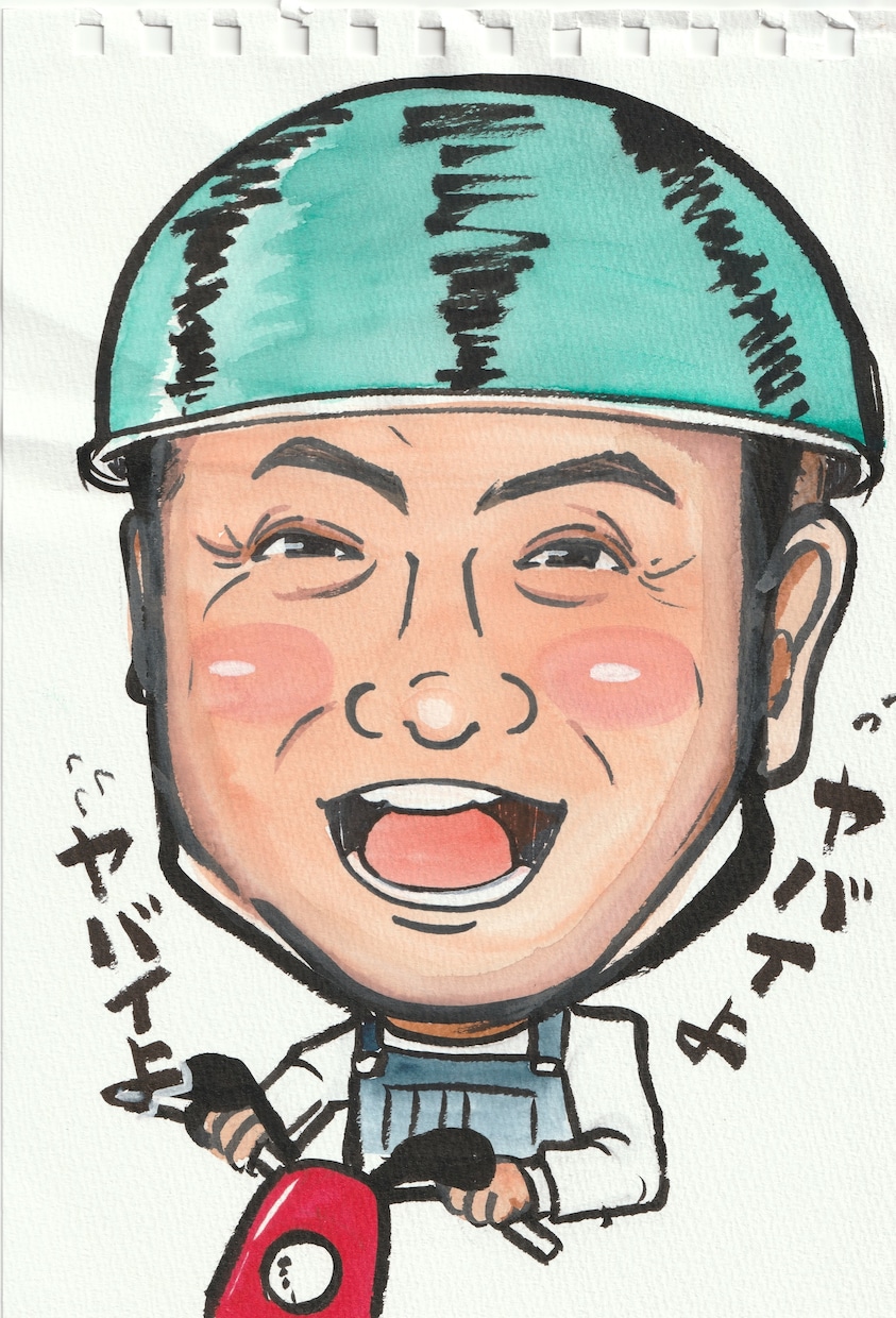 色紙にアナログで優しい唯一無二の似顔絵を描きます 現場で活動する公認似顔絵師が優しい笑顔でお描きします！ イメージ6
