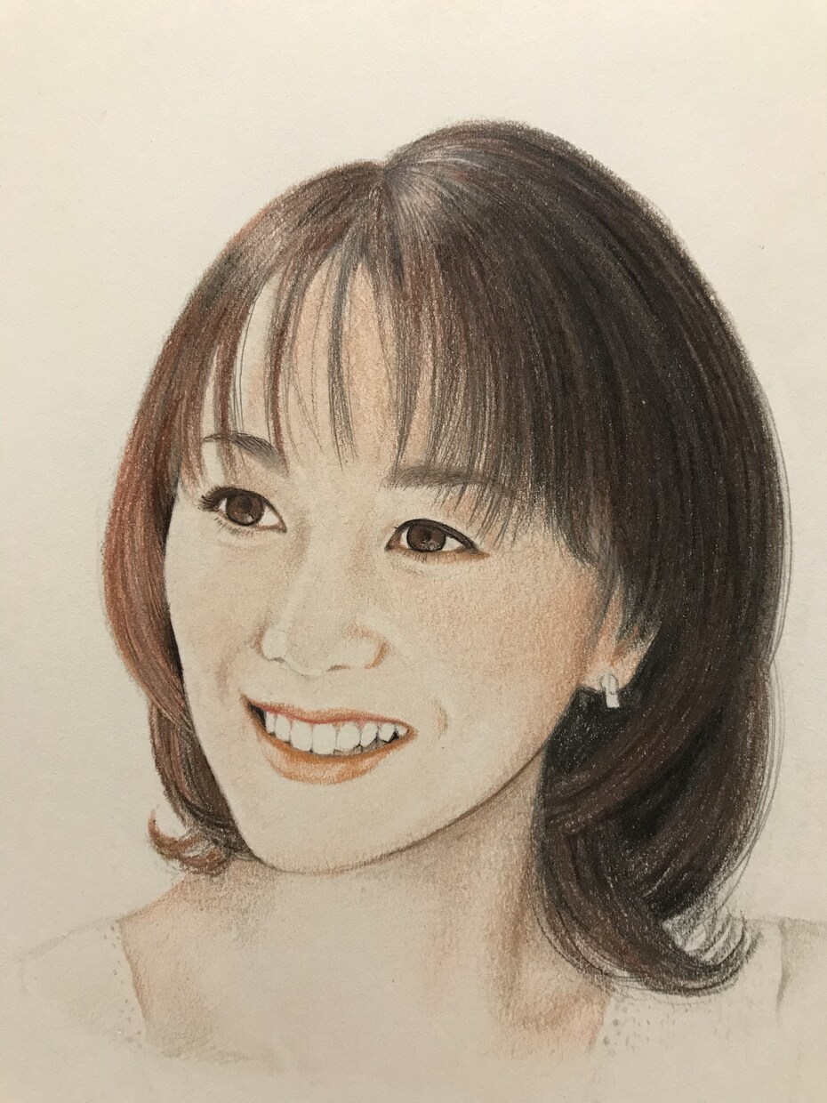 色鉛筆で人物、ペットの似顔絵、肖像画をお描きします 【A4サイズ】心を込めてお描きします！贈り物や記念にどうぞ♪ イメージ6