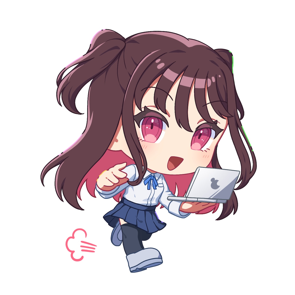 カラフルでかわいい！ミニキャラ描きます アイコン・グッズなど用途多数！最短3日納品可！ イメージ1