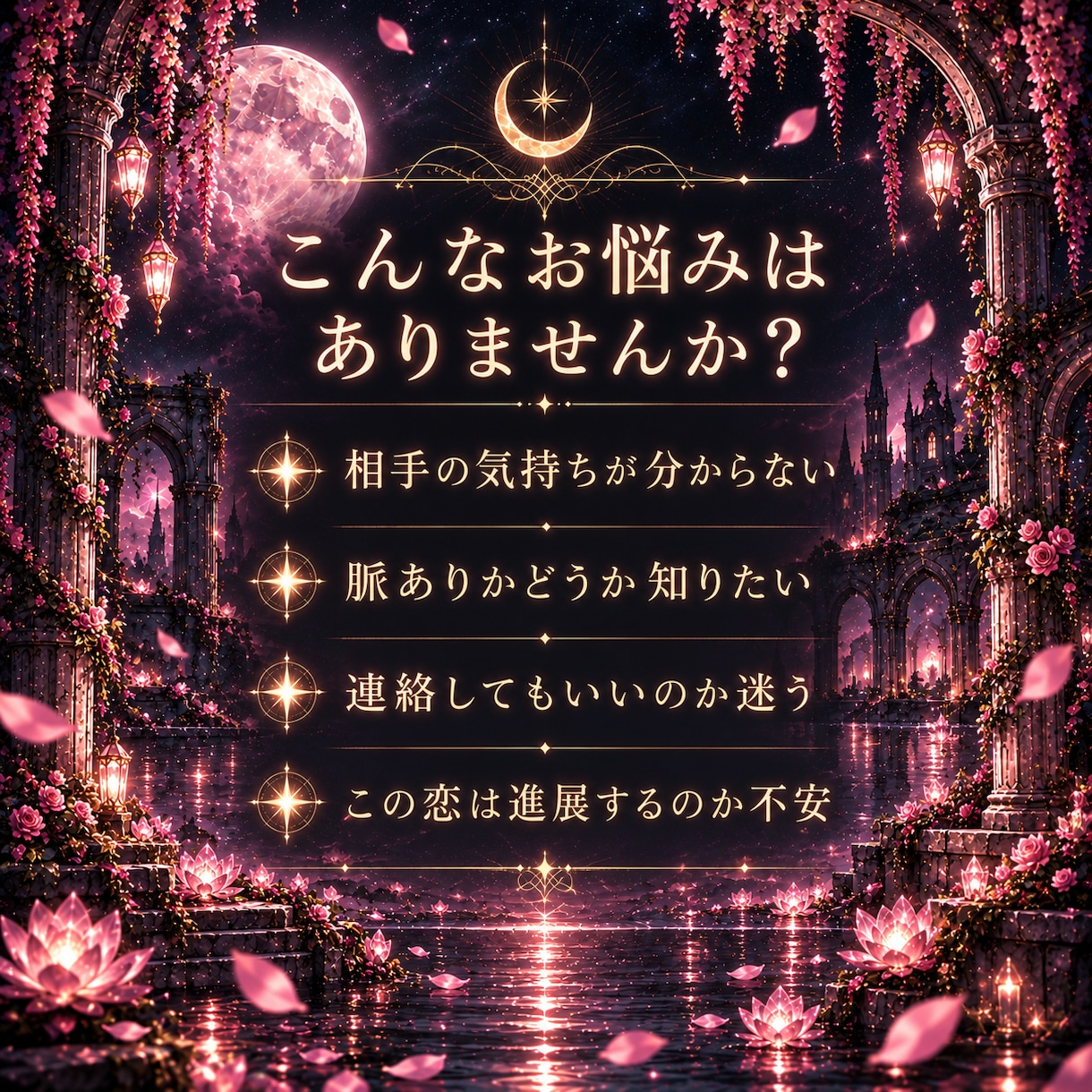 片思い｜相手の気持ちをご縁の糸から霊視します 曖昧な関係・脈あり？｜本音と二人のご縁を読み解きます イメージ2
