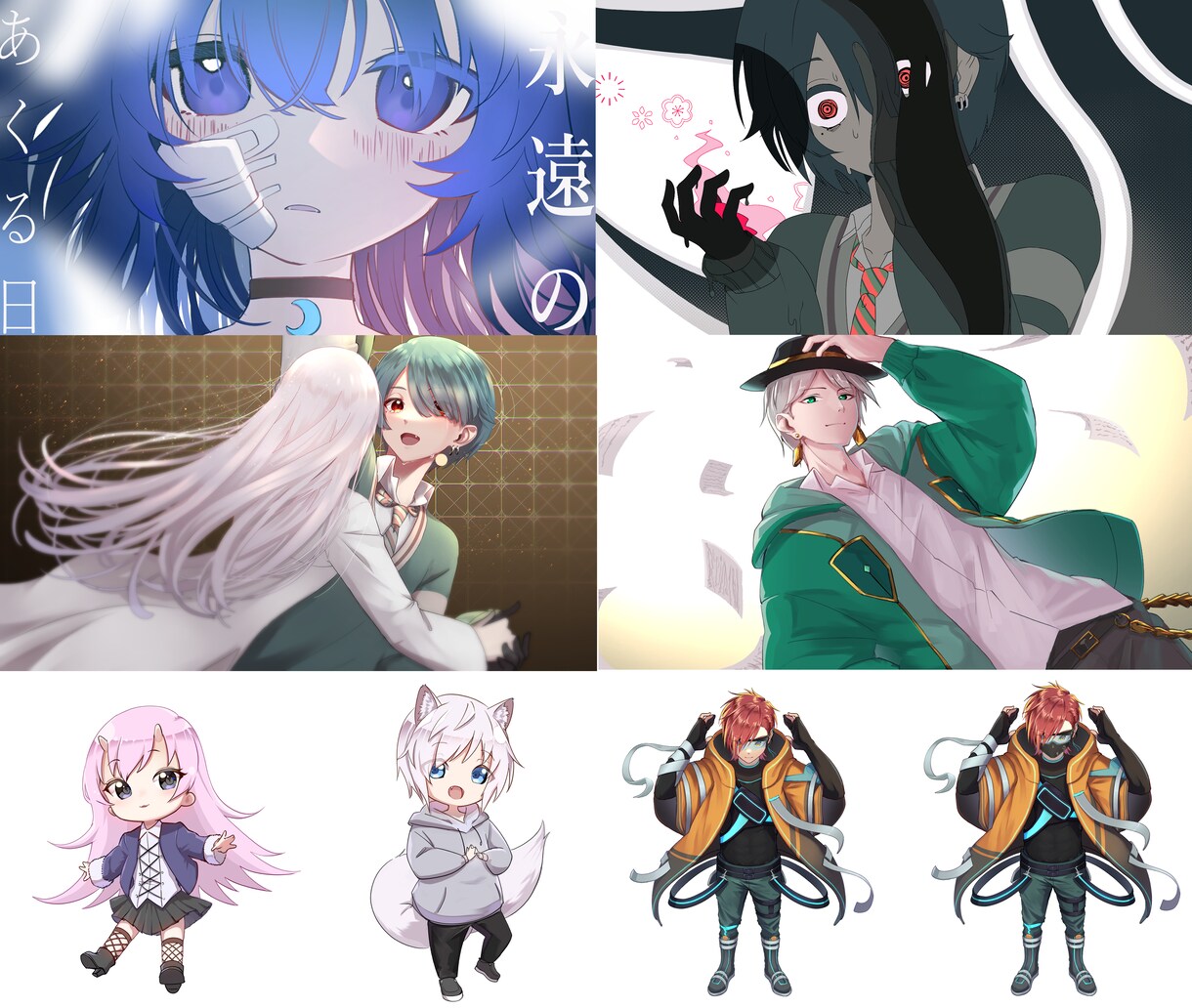 イラスト描きます とりあえず頼んでおけば正解な売り場だと思います イメージ2