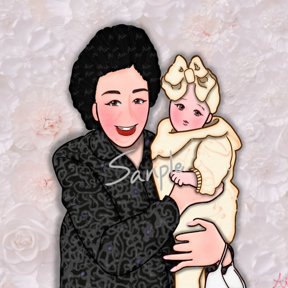即日対応可能！笑顔溢れる似顔絵を作成します あたたかくてやわらかい似顔絵を描かせていただきます！ イメージ4