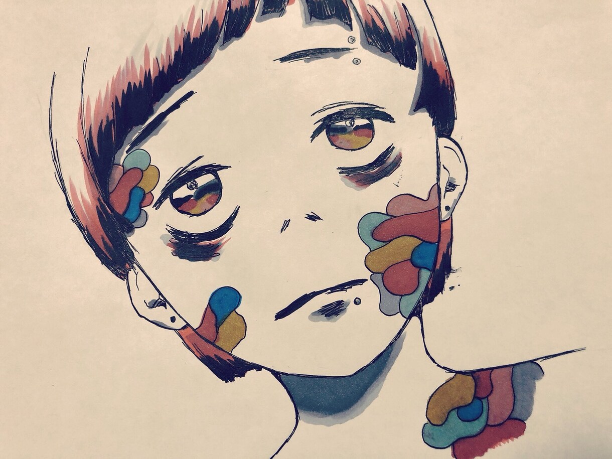 オリキャラ描きます デジタルは不得意ですアナログの方が得意です イメージ1