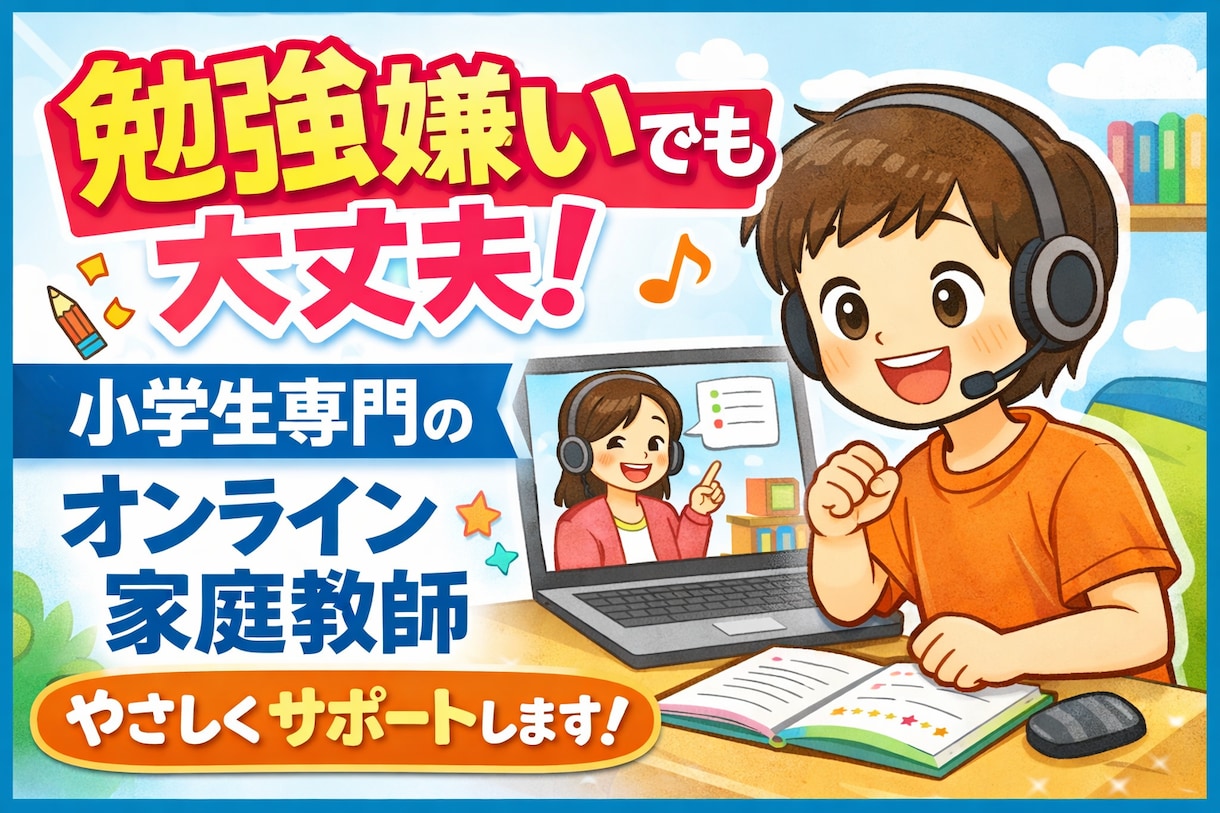 勉強嫌いでも大丈夫！やる気ゼロの小学生が変わります 否定せず、自信を育てる指導で「できる」を積み重ねます イメージ1