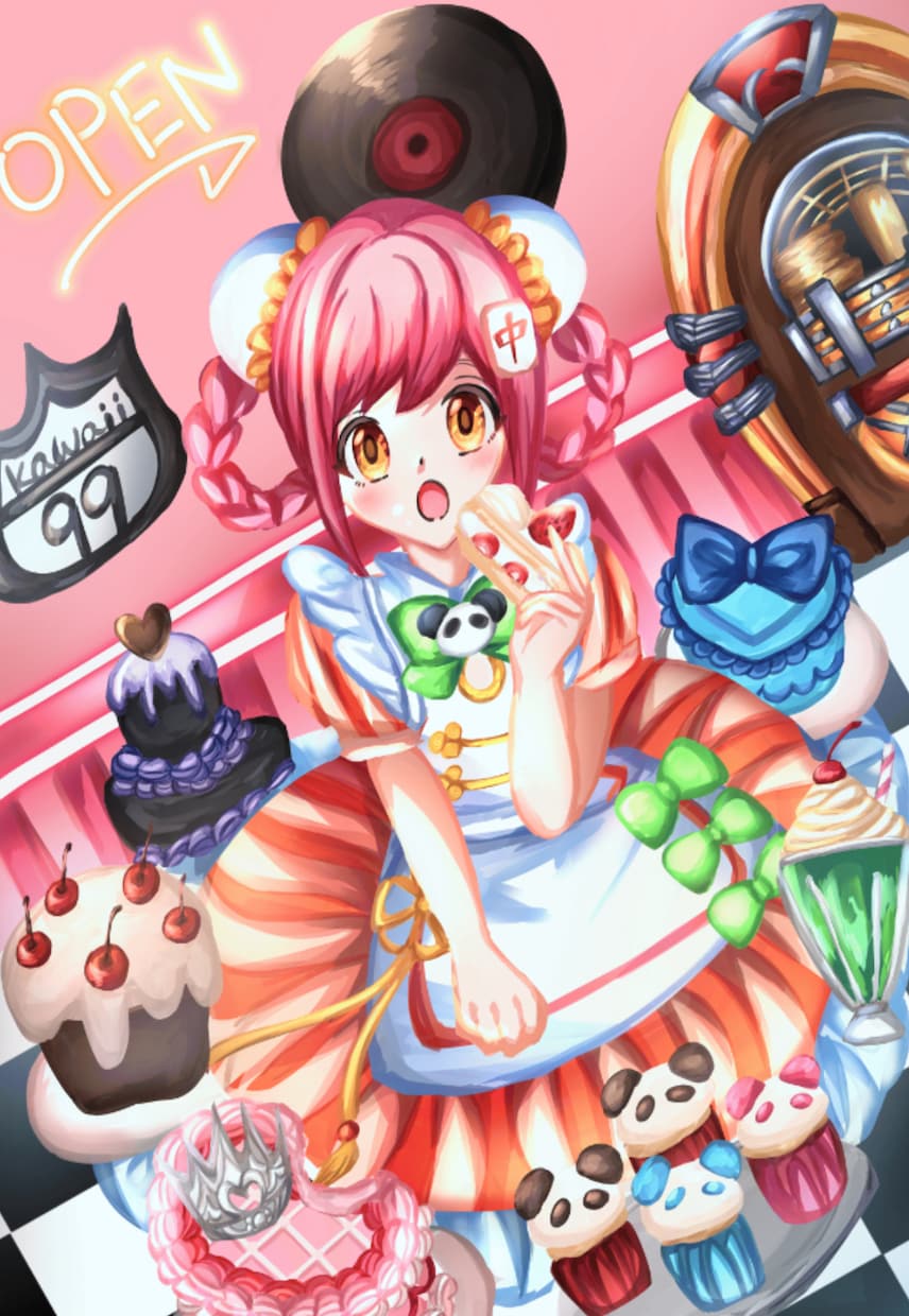 5枠限定！！！お試し！美少女の1枚絵を描きます お試しでお得に絵を依頼しませんか？ イメージ2