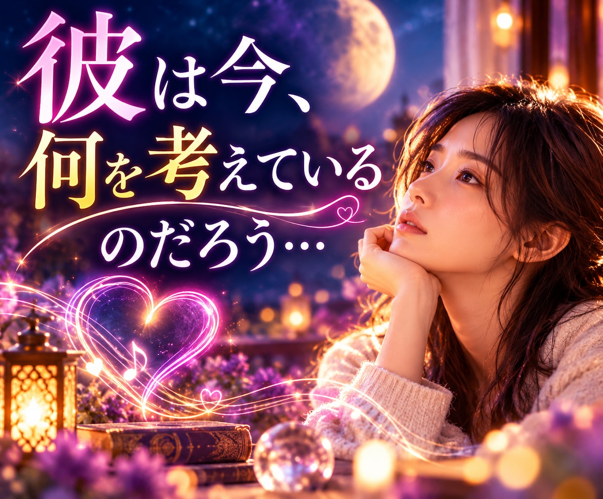 迷いの恋に、そっと灯りを｜彼の心を読み解きます 彼の気持ちとあなたの本音を丁寧に読み解きます イメージ1