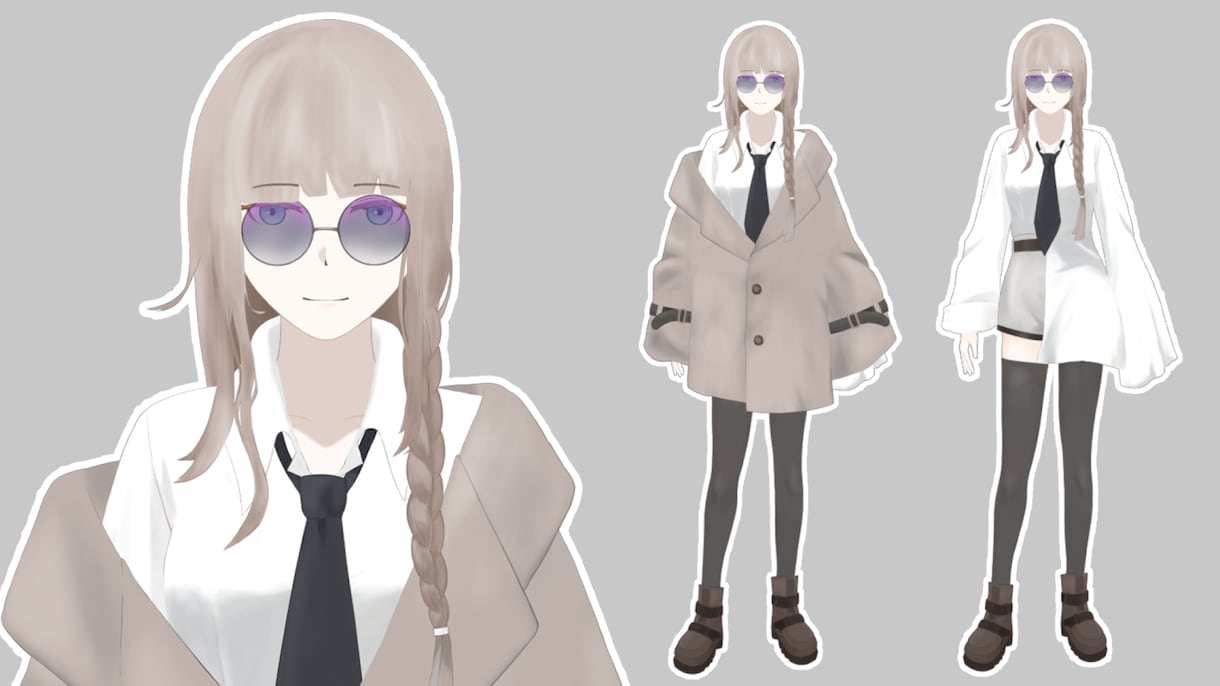 VTuber・Vライバー用モデル制作致します キャラデザからモデリングまで！独特な雰囲気をお求めの方へ イメージ4