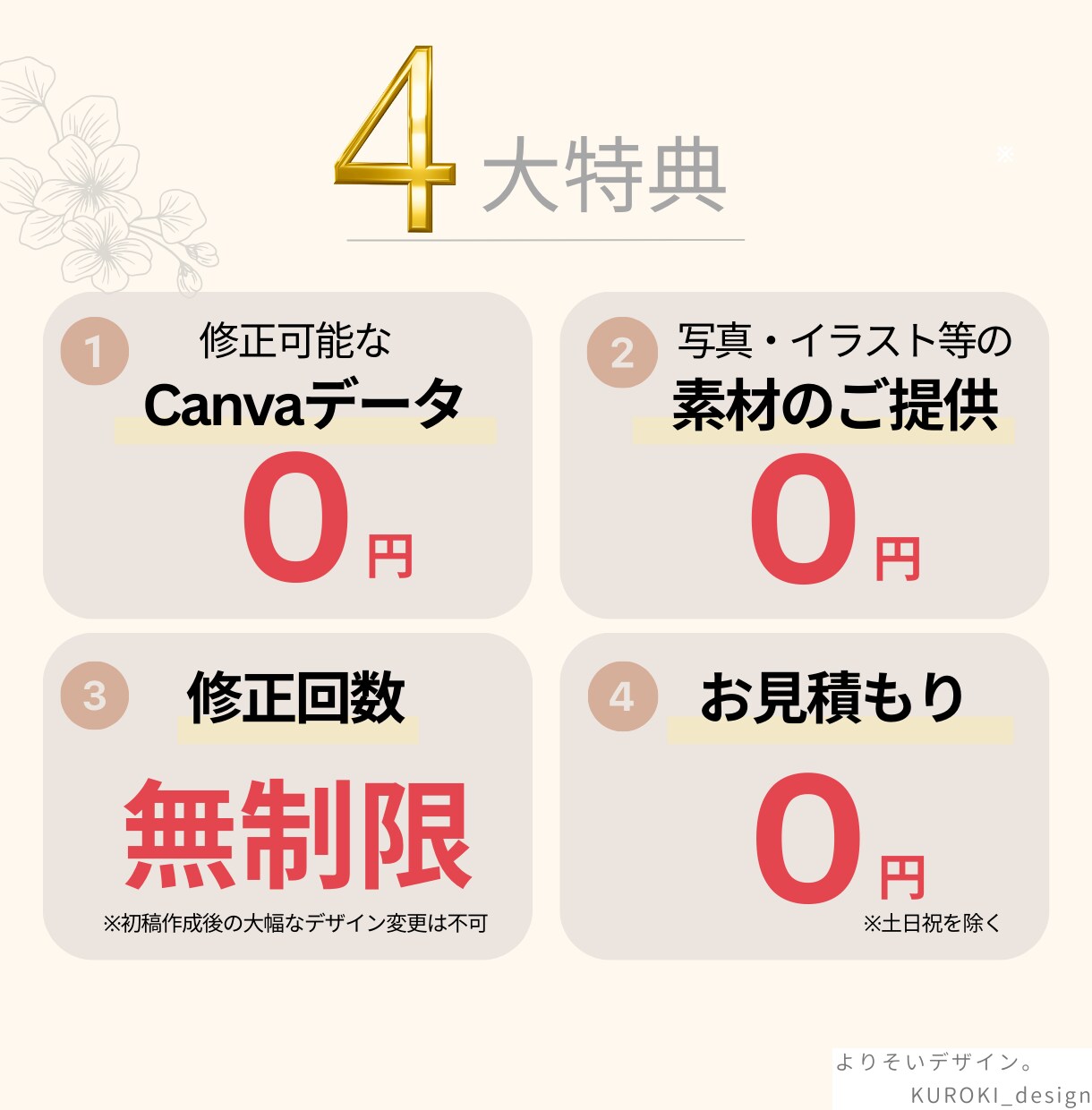 canvaでお手頃価格！高品質なチラシ作成します 編集可能なデータ付き！おしゃれなチラシ作成します。 イメージ2