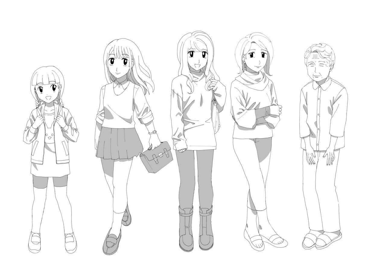 キャラクターデザイン制作いたします キャラクターのわかりやすい資料が欲しい方へ イメージ4