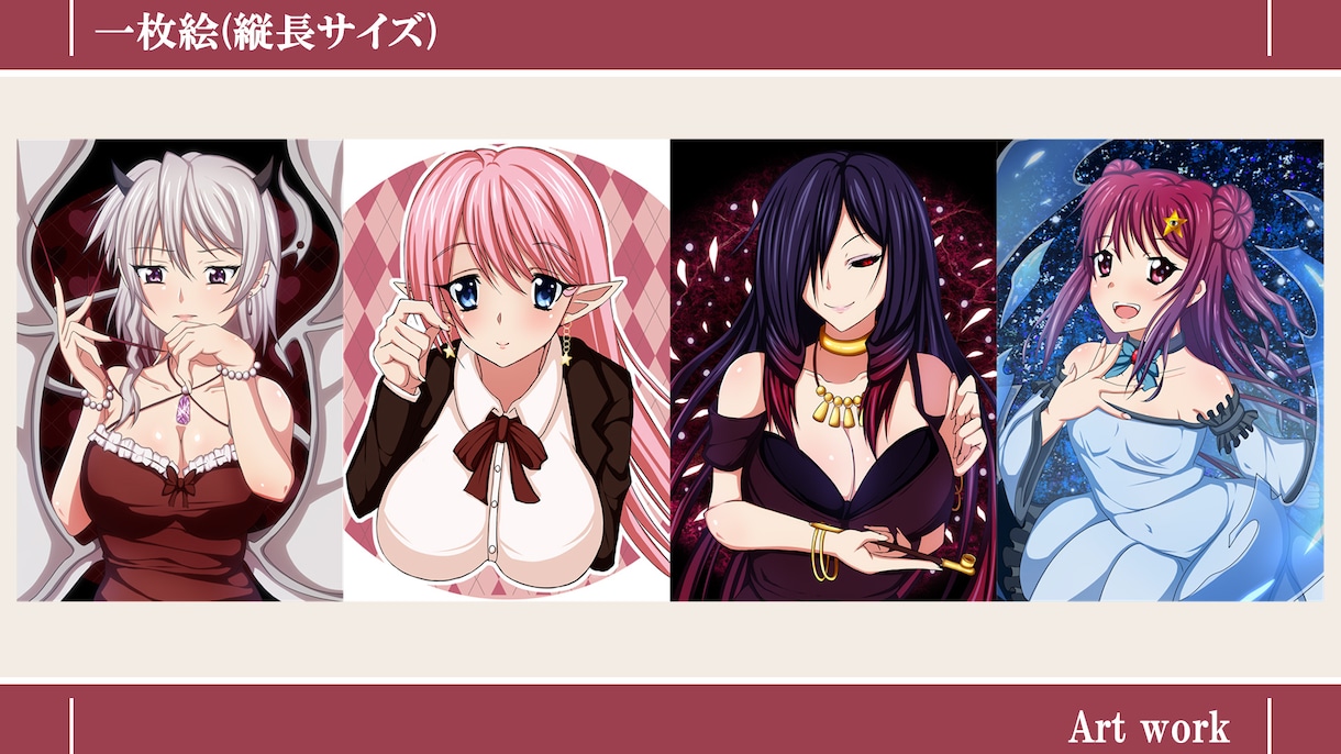 Vtuber、Vライバーのお姿制作致します 高品質なアニメ塗であなたのお姿をお仕立てします イメージ4