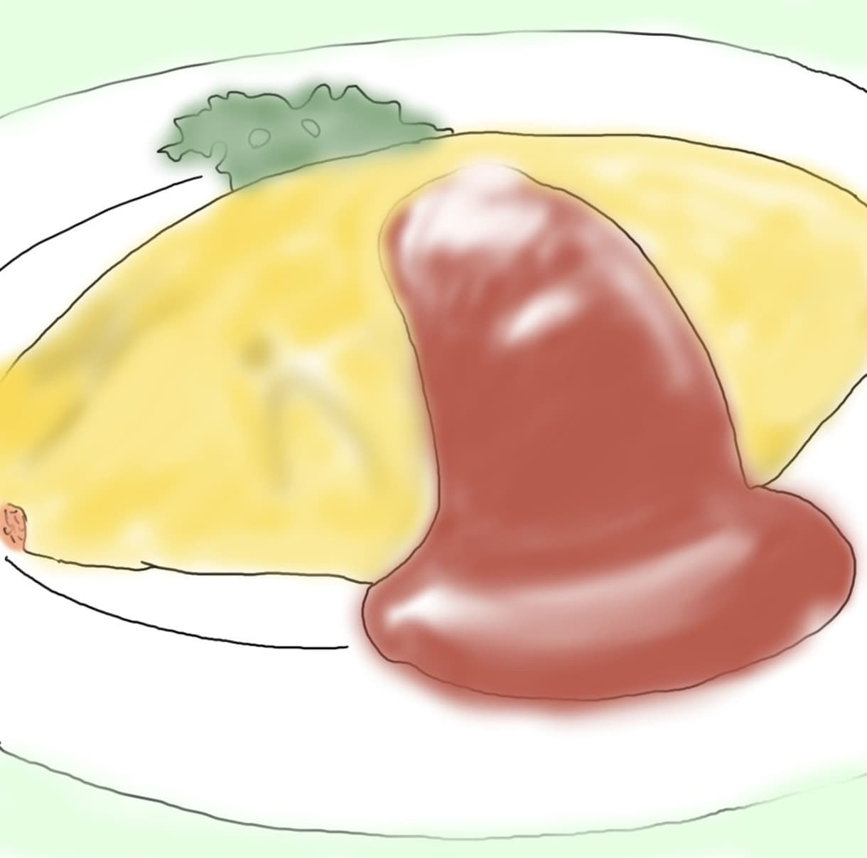 食べ物、料理、メニューのイラストを描きます 美味しそうなイラストを提供します。 イメージ1