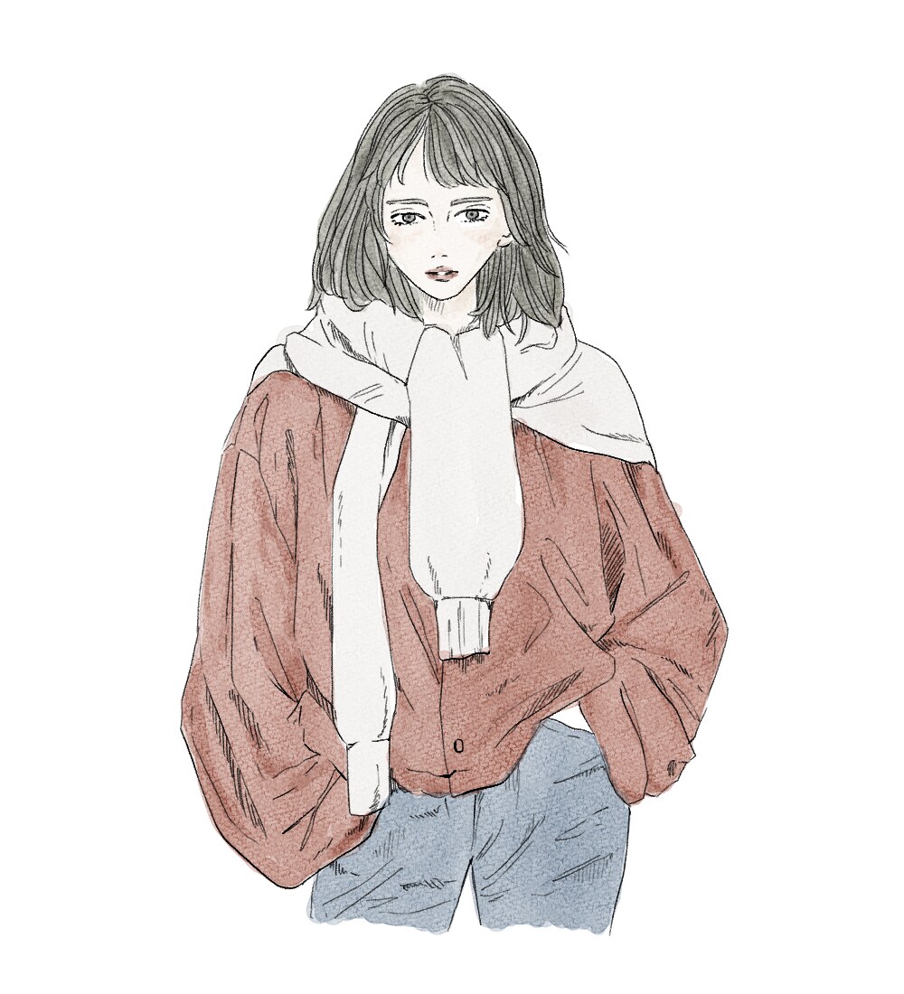 オシャレで素敵な女性のイラストお描きします お誕生日プレゼントや似顔絵、アイコンにも！◎ イメージ2